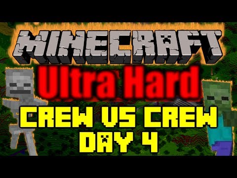 #Minecraft - UHC - Crew vs Crew - Day 4