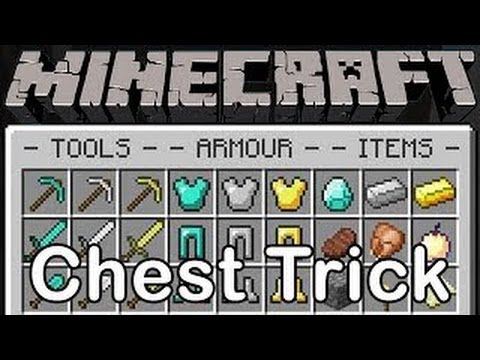 Minecraft Tips & Tricks: NAME CHESTS TRICK