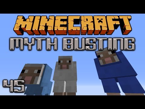 Sheep Breeding Colors [Minecraft Myth Busting 45]