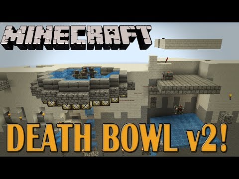 Death Bowl Version 2!  Minecraft Mob Trap (Tutorial)
