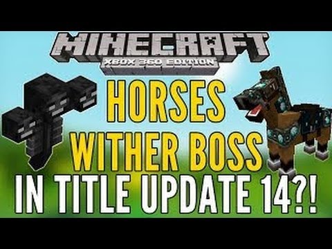 Minecraft Update News: Wither Boss & Horses XBOX & PS3