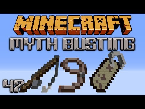 Rods, Leads & Nametags On Mobs [Minecraft Myth Busting 47]