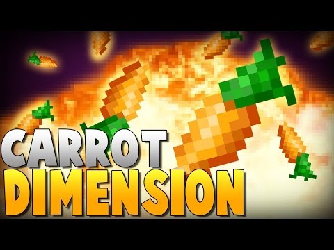 Minecraft: Carrot Dimension Mod - TVs, Couches, Computers, and More!