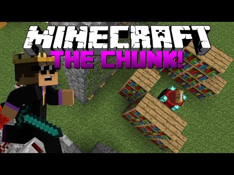 Minecraft: Chunk Survival #13 - BEST ENCHANTMENTS EVER!