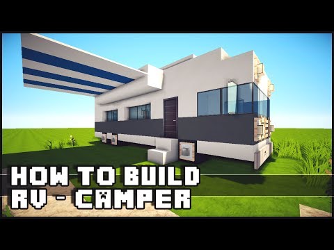 Minecraft Vehicle Tutorial - How to Build : RV / Camper