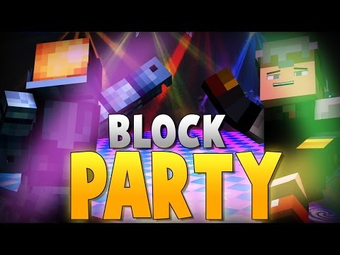 DANCING IN MINECRAFT! - Block Party - (New Mini-Game Mod)