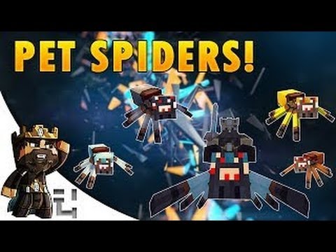 Minecraft Mods | RIDEABLE PET SPIDERS MOD! (TAME THEM, RIDE THEM & More!) | Mod Showcase