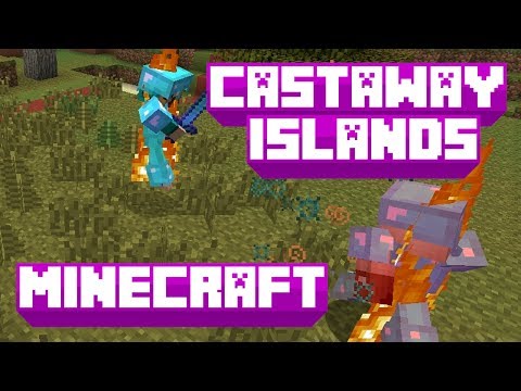 Minecraft: Castaway Islands #10 - GOD ARMOR PVP BATTLE! | CastawayMC