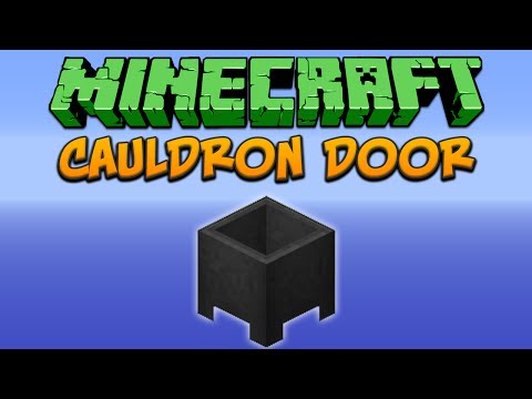 Minecraft: Cauldron Door Tutorial