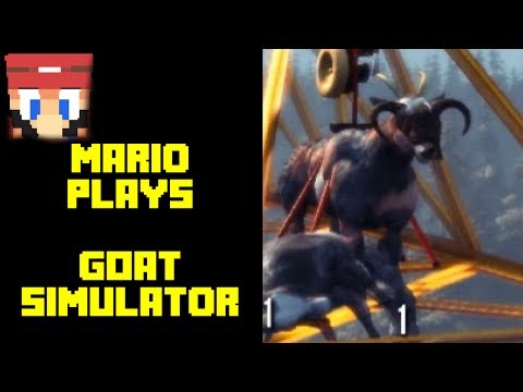 Mario Plays - Goat Simulator