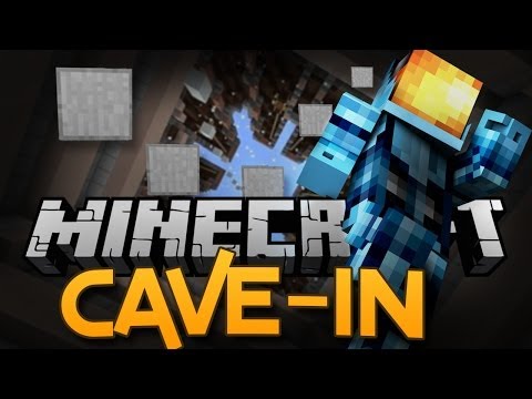 Minecraft: DOWNLOADABLE VANILLA MINIGAME! - Cave-In (Minigame)
