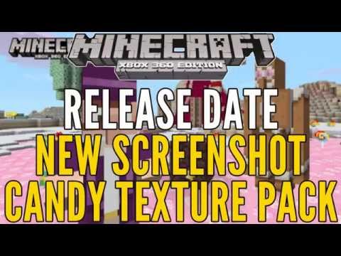 Minecraft XBOX 360/PS3: CANDY TEXTURE PACK New SCREENSHOT + RELEASE DATE!