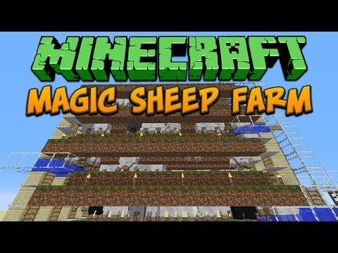 Minecraft: Magic Sheep Farm Tutorial