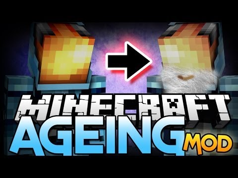 Minecraft Mod: GETTING OLDER IN MINECRAFT?!? - Ageing Mod Showcase