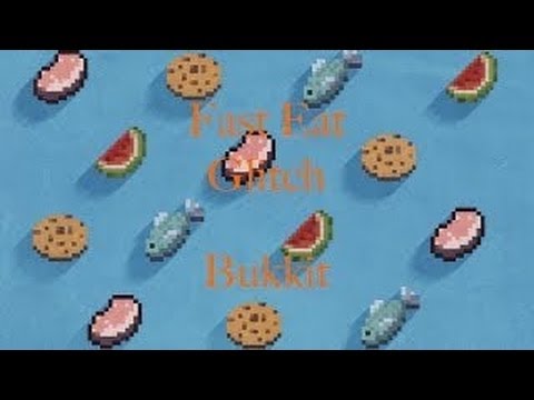 Minecraft Server Glitch | Fast Eat Glitch Tutorial