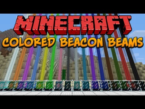 Minecraft: Colored Beacon Beams (Green Ham Mod)