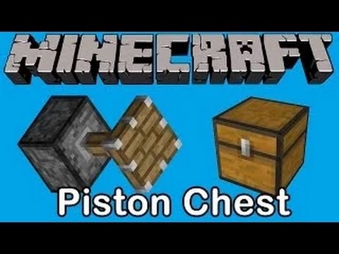 Minecraft Secret Piston Chest - UNDETECTABLE!