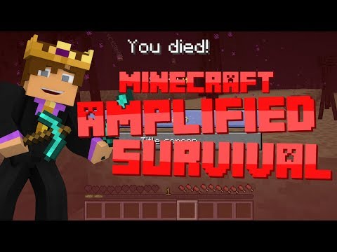 Minecraft: Amplified Survival #19 - THE DEATH COUNTER!