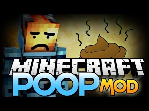 Minecraft Mods: POOP IN MINECRAFT?!? - Poop Mod Showcase