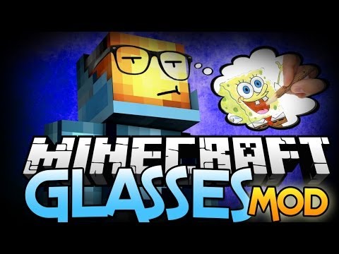 Minecraft Mods:HEROBRINE HIPSTER GLASSES! - Glasses Mod Showcase