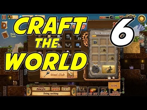 Craft the World | E06 | Basic Weapon Tech!