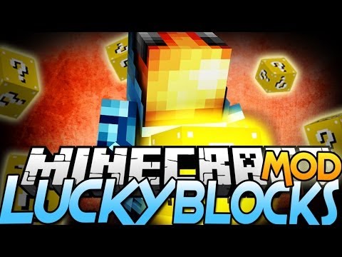 Minecraft Mods: LUCKIEST GUY ALIVE! - Lucky Blocks Mod Showcase
