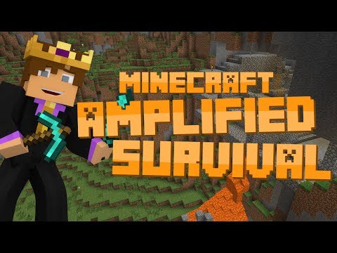 Minecraft: Amplified Survival #21 - THRONE ROOM!
