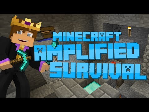 Minecraft: Amplified Survival #22 - AUTO ARMOR STATION!