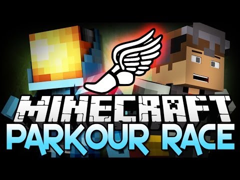 Minecraft: EPIC PARKOUR RACE! w/ Tyga (Parkour Map)