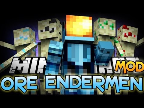 Minecraft Mods: ENDER-PIG-MEN!? - Ore Endermen Mod Showcase