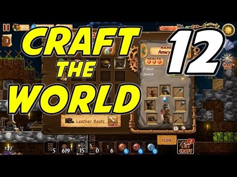 Craft the World | E12 | Leather Armor & BOOTS!!