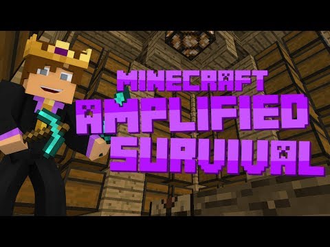 Minecraft: Amplified Survival #23 - EPIC ITEM STORAGE!