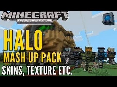 Minecraft XBOX 360/PS3: HALO MASH UP PACK - HALO MAP, Texture Pack and Skins