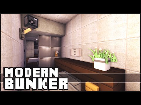 Minecraft - Modern Bunker & Nutella Stash!