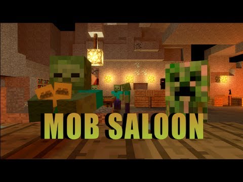 Mob Saloon! (Re-uploaded) - Minecraft Animation