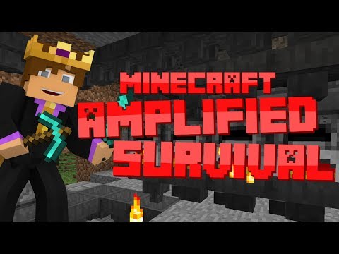 Minecraft: Amplified Survival #24 - AUTO SMELTER 5000!