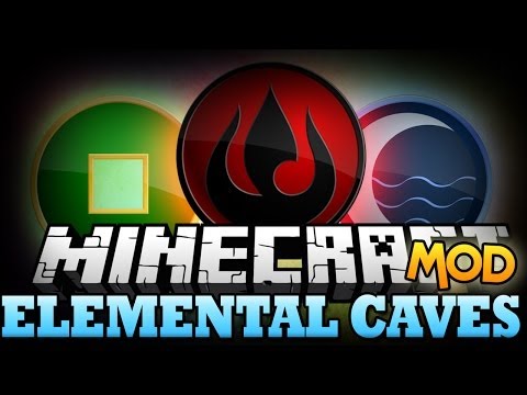 Minecraft Mod | ELEMENTAL CAVES MOD - 
