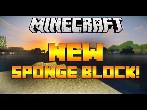 Minecraft 1.8 Update News: New Block (ish) & Sponge feature!
