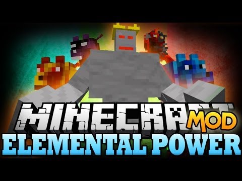 Minecraft Mod | ELEMENTAL POWER MOD - Epic Mobs, Weapons, and More! - Mod Showcase