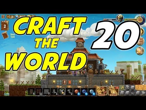 Craft the World | E20 | Gargoyles and Fountains!