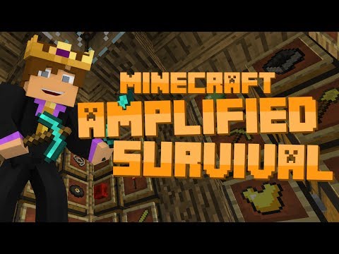 Minecraft: Amplified Survival #26 - CREEPER REPAIR!