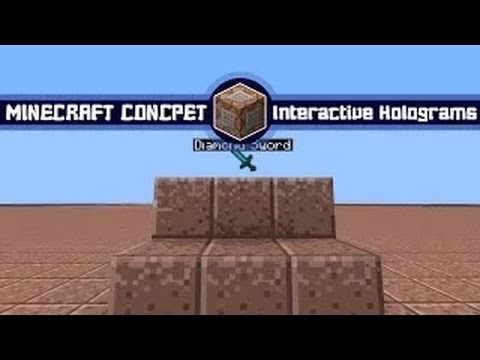 Minecraft Concept: Touch Screen Holograms
