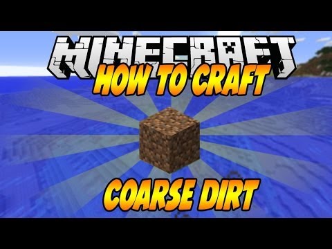How To Craft Coarse Dirt in Minecraft