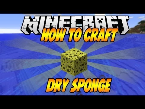 How To Make Dry Sponge in Minecraft