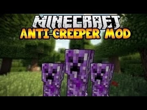 Minecraft INVERSE CREEPER MOD SHOWCASE - The Anti Creeper (Minecraft Mod Spotlight)