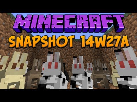 Minecraft 1.8: Snapshot 14w27b Rabbits, Bunnies, Hares, Mutton Chops & More