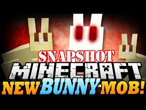 Minecraft Snapshot | EVIL KILLER BUNNY! - Minecraft 1.8 Update!