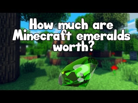 How much is a Minecraft emerald worth in real life?