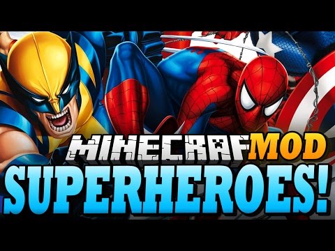 Minecraft Mod | SUPERHEROES UNLIMITED MOD - Marvel Heroes! - Mod Showcase