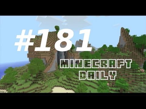Minecraft Daily 16/01/12 (181) - Mob AI News! Apple Tree Farm! Mooshroom Swarm!!!